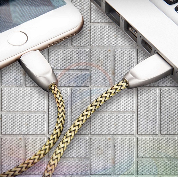 Zinc Alloy Nylon Braided Cable