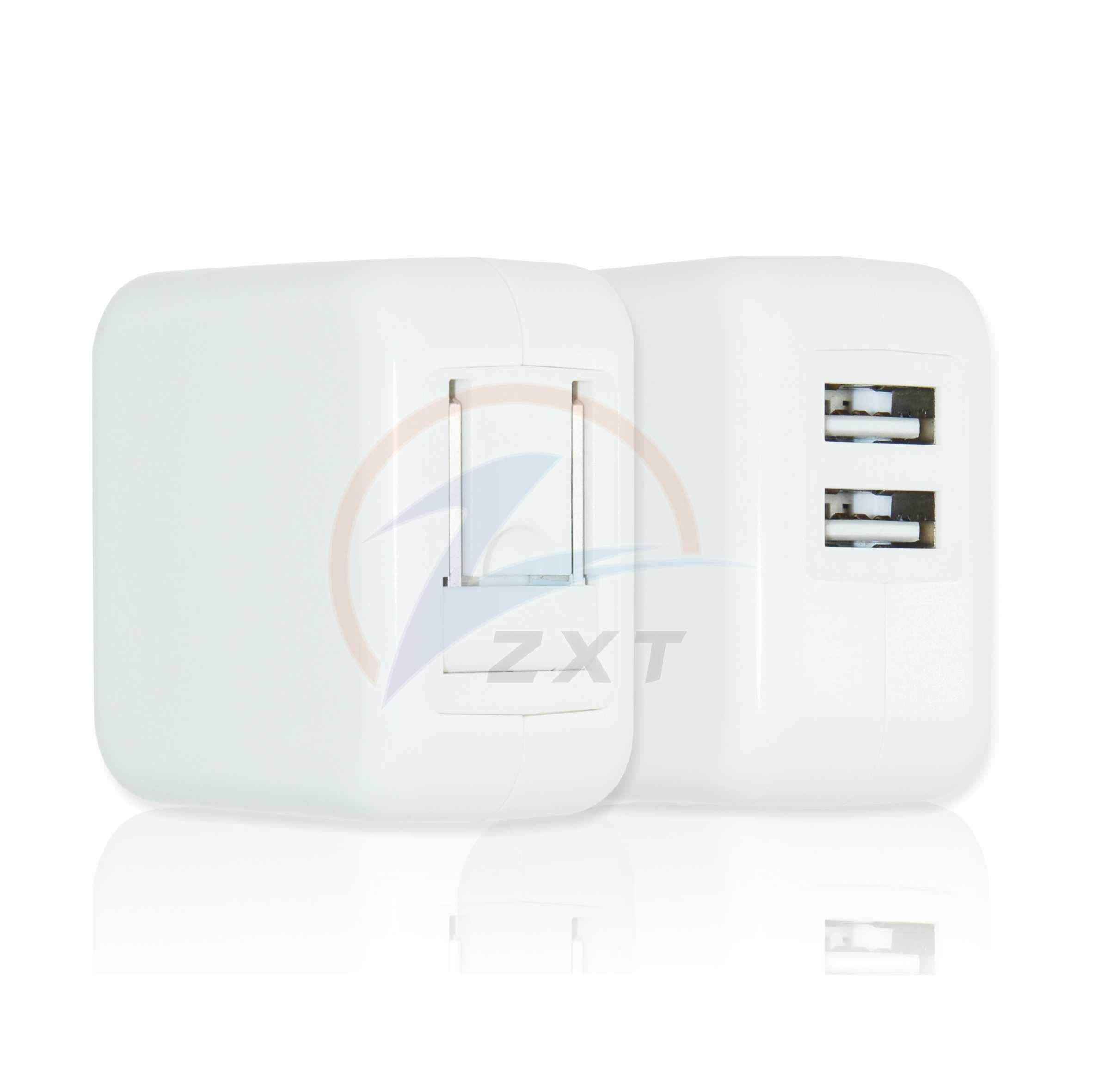 Folding Plug Dual Port Travel Charger