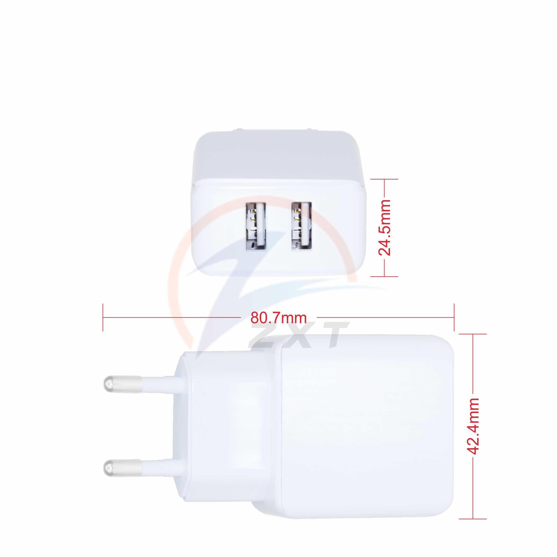 Eu Plug Dual Travel Charger