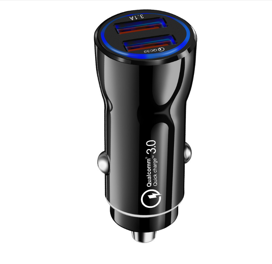 36w/ QC3.0+QC3.0 dual usb car charger